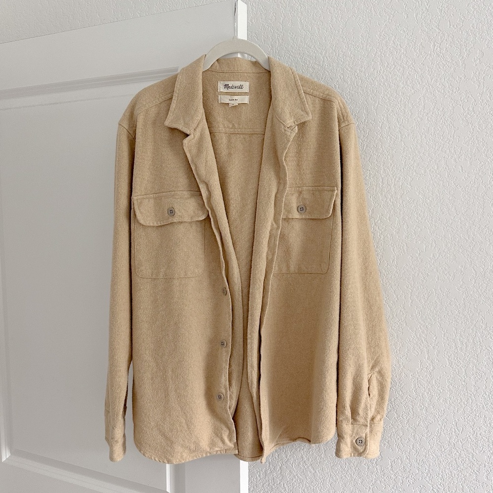 Madewell Men's Sunday Flannel Easy Shirt Button Up